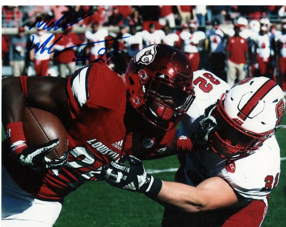 MALIK WILLIAMS LOUISVILLE SIGNED AUTOGRAPHED 8X10 PHOTO W/ COA