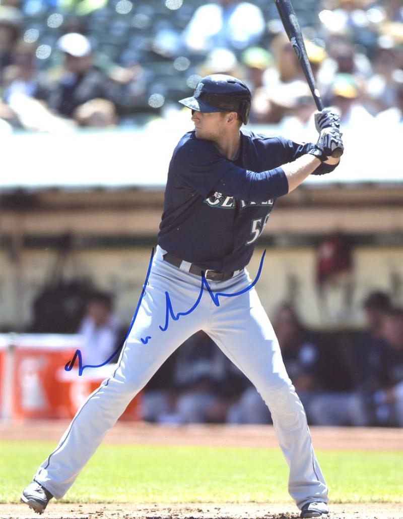 MICHAEL SAUNDERS SEATTLE MARINERS SIGNED AUTOGRAPHED 8x10 PHOTO W/COA