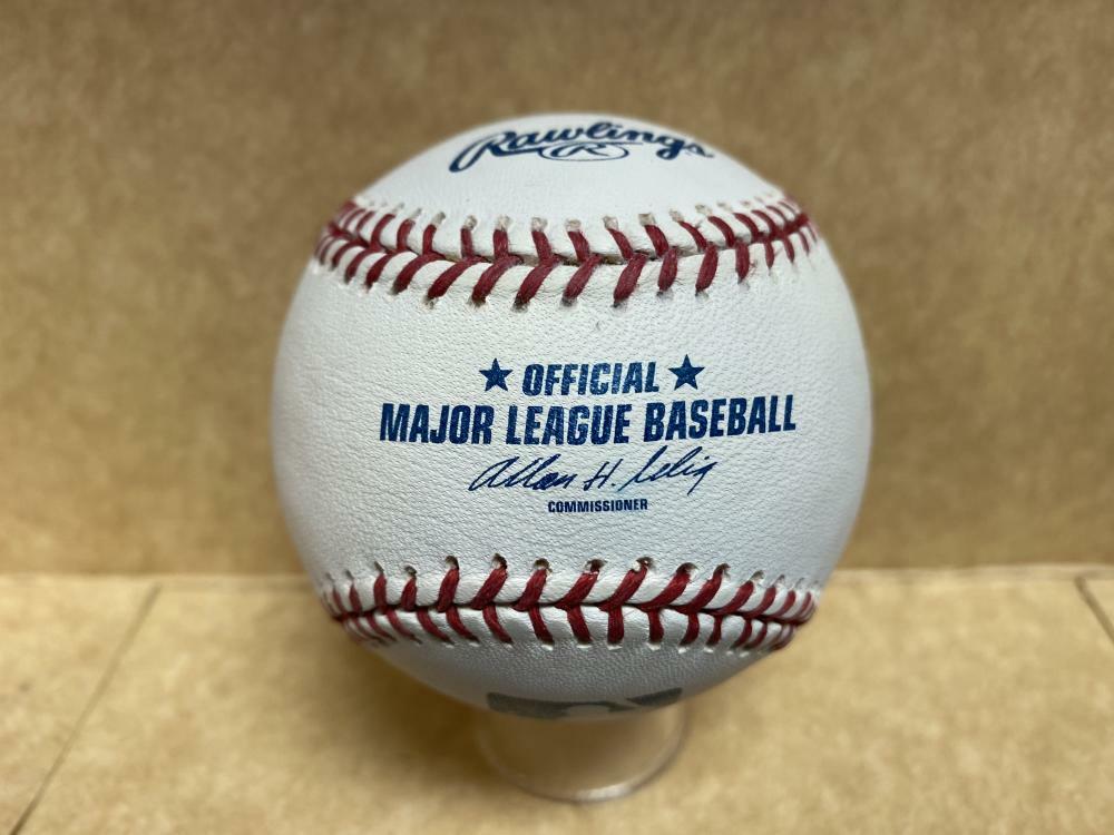 JASON BOTTS TEXAS RANGERS SIGNED AUTOGRAPHED M.L. BASEBALL W/ COA