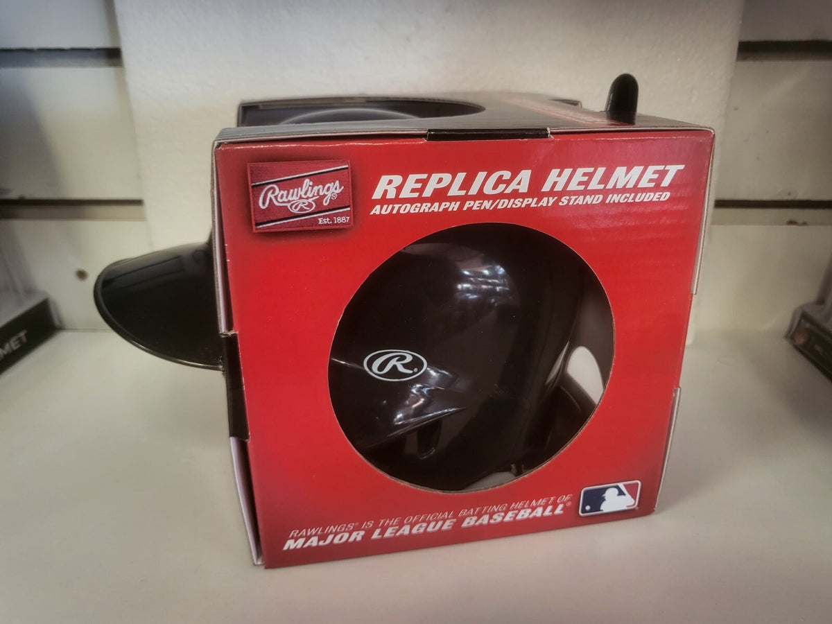 COLORADO ROCKIES MLB TEAM LOGO RAWLINGS UNSIGNED BASEBALL MINI HELMET W/BOX