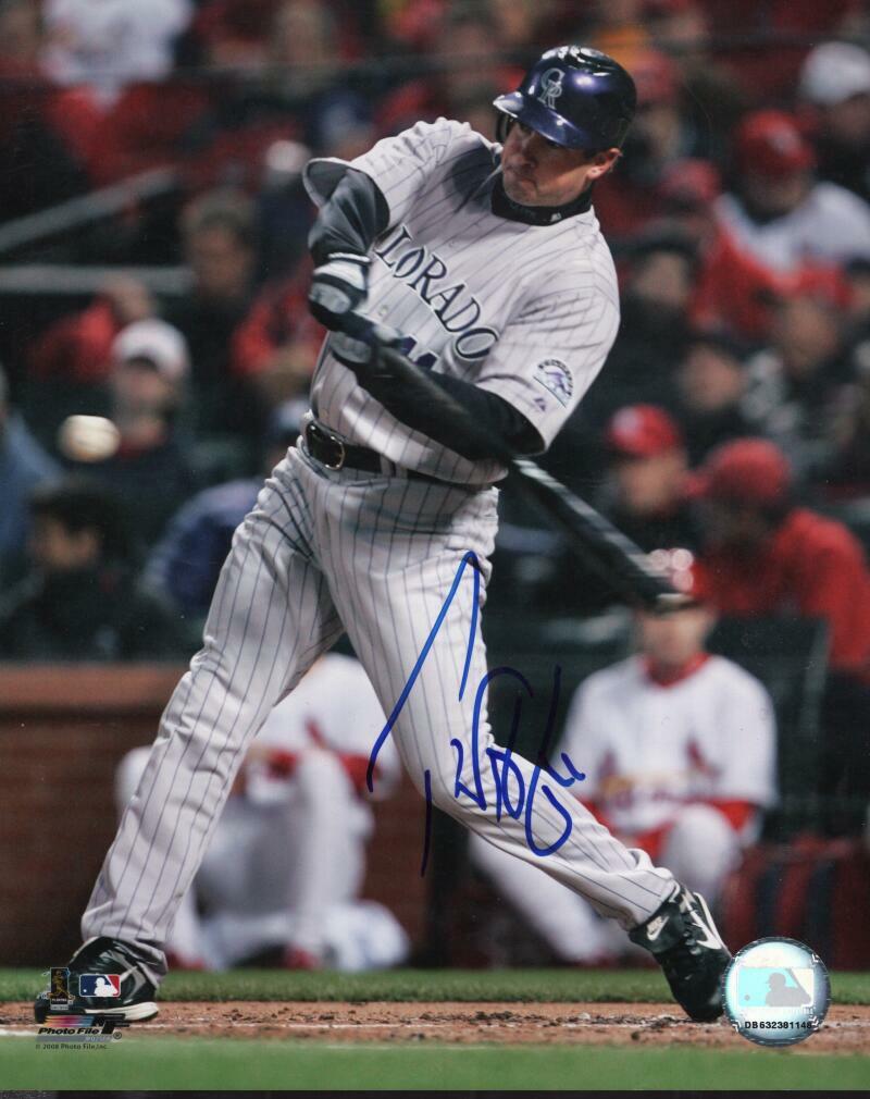 BRAD HAWPE  COLORADO ROCKIES SIGNED AUTOGRAPHED 8X10 PHOTO W/ COA