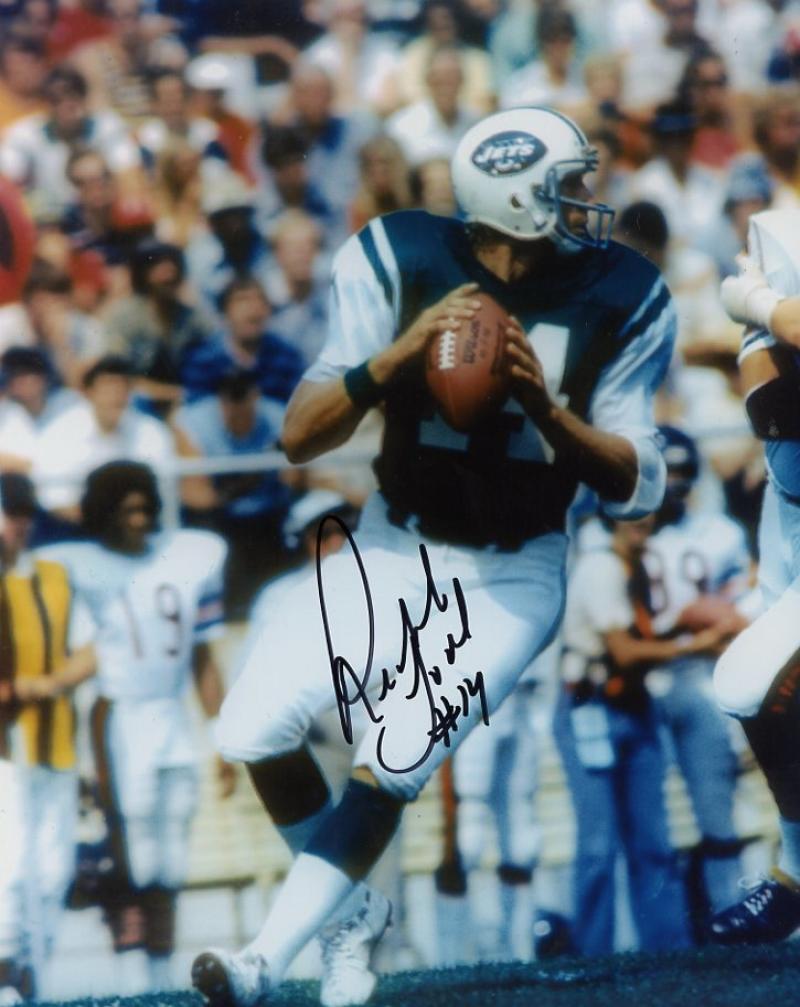 RICHARD TODD NEW YORK JETS QB SIGNED AUTOGRAPHED 8X10 PHOTO W/COA