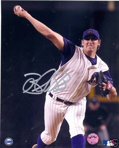BRANDON WEBB ARIZONA DIAMONDBACKS SIGNED 8X10 PHOTO COA