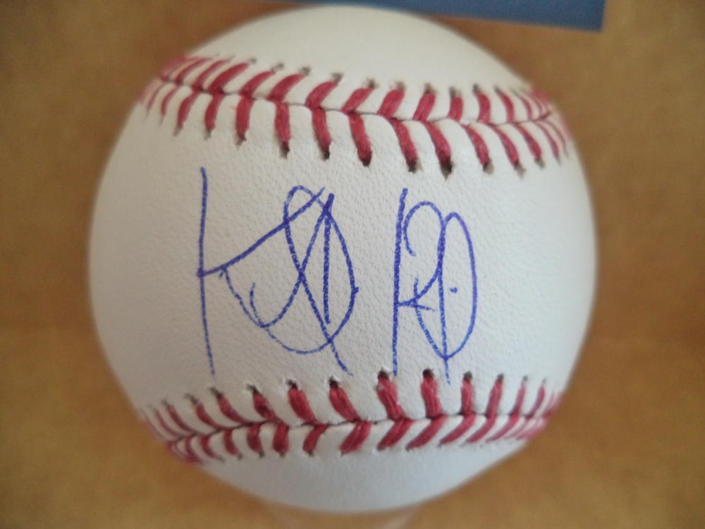 KEIBERT RUIZ LOS ANGELES DODGERS ROOKIE YEAR SIGNED M.L. BASEBALL BECKETT R01082