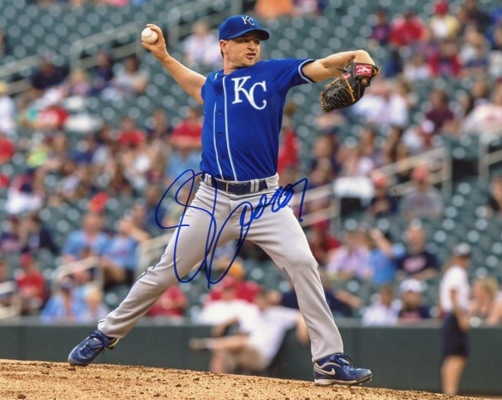 JASON  FRASOR  BLUE       KANSAS  CITY  ROYALS SIGNED   AUTOGRAPHED 8X10 W/COA