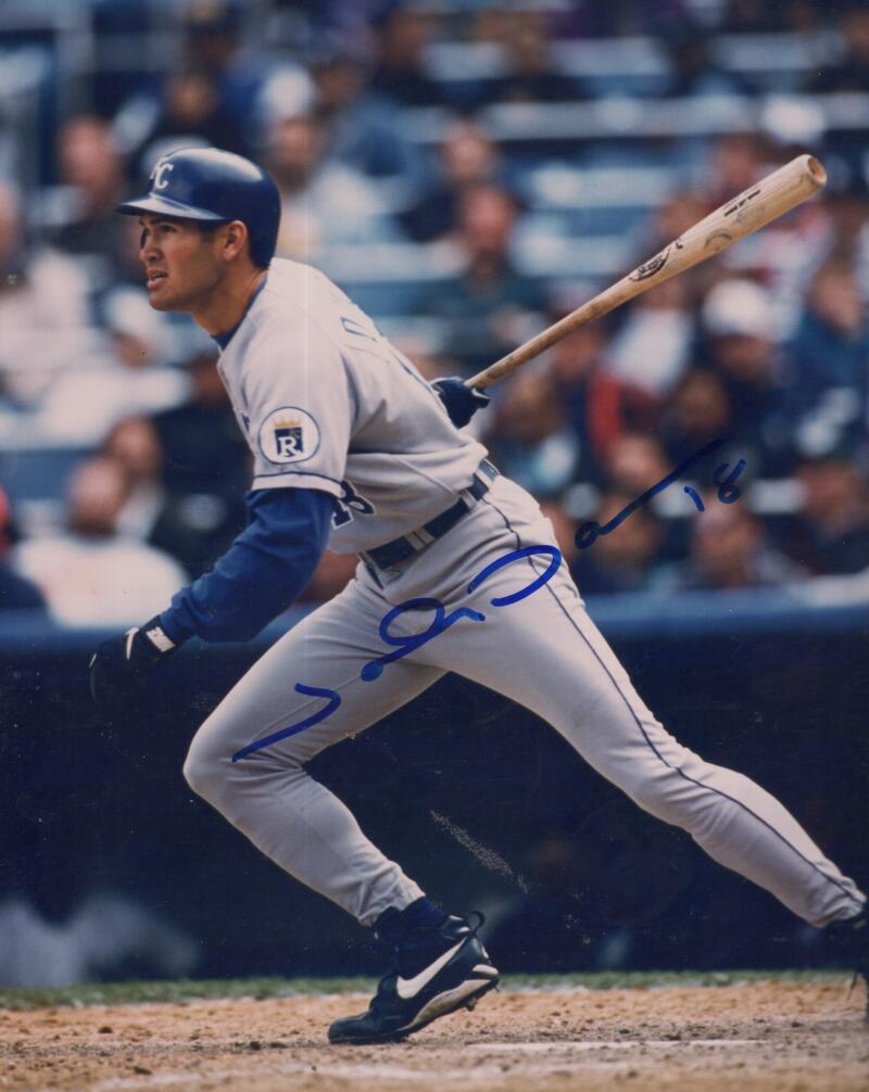 JOHNNY DAMON ROYALS SIGNED AUTOGRAPHED 8X10 PHOTO W/ COA