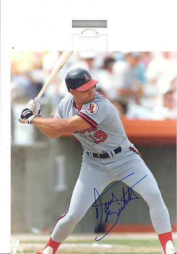 DANTE BICHETTE    CALIFORNIA  ANGELS   SIGNED 8X10