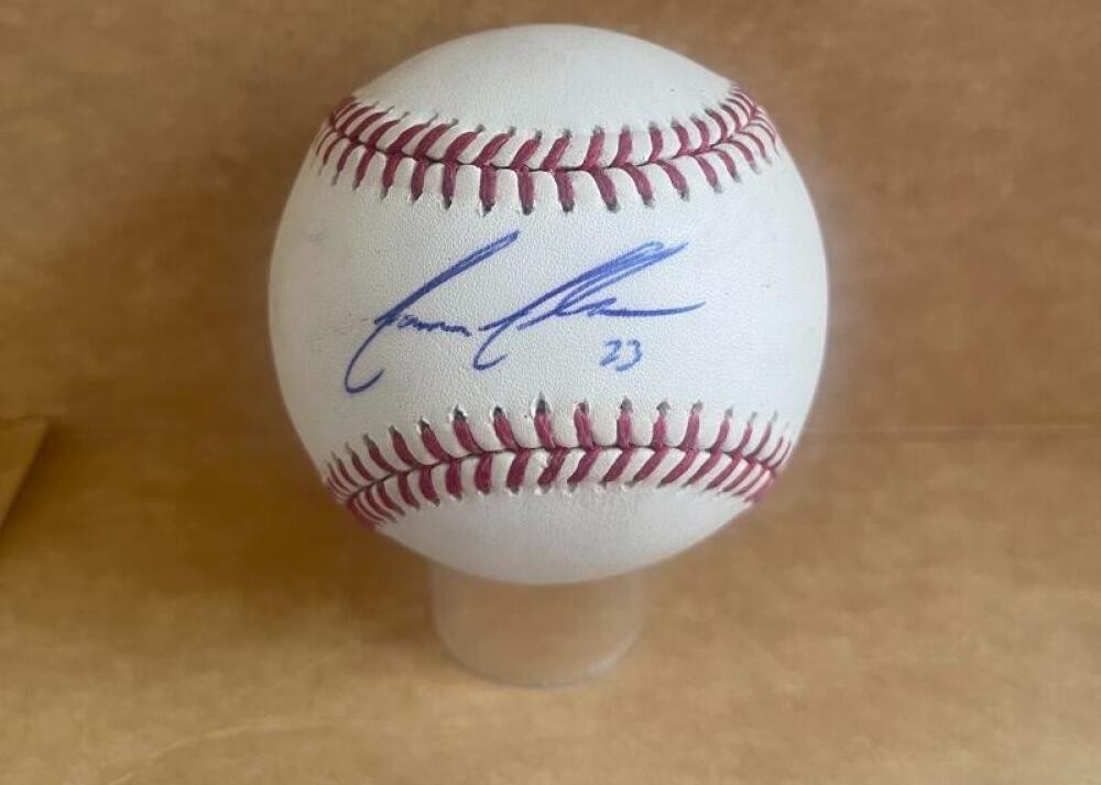 AARON ALTHERR PHILLIES/METS SIGNED AUTOGRAPHED M.L. BASEBALL BECKETT AUTH