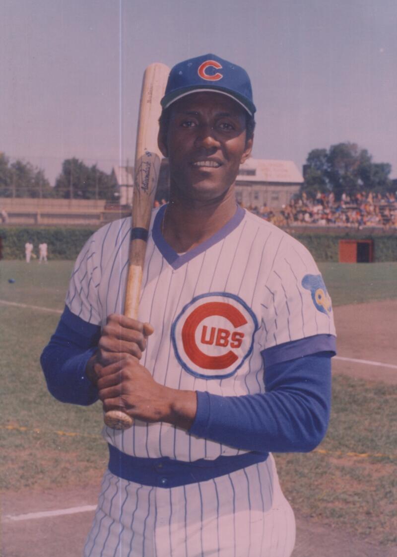 RICO CARTY CUBS ORIGINAL BRACE UNSIGNED 5X7 PHOTO