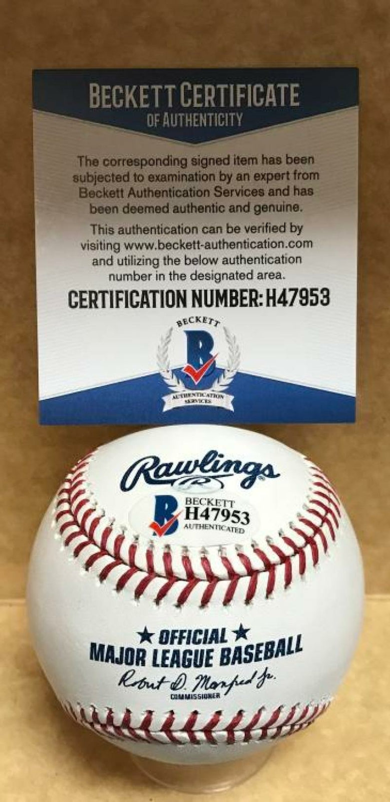 JUAN LAGARES NEW YORK METS SIGNED AUTOGRAPHED M.L. BASEBALL BECKETT H47953