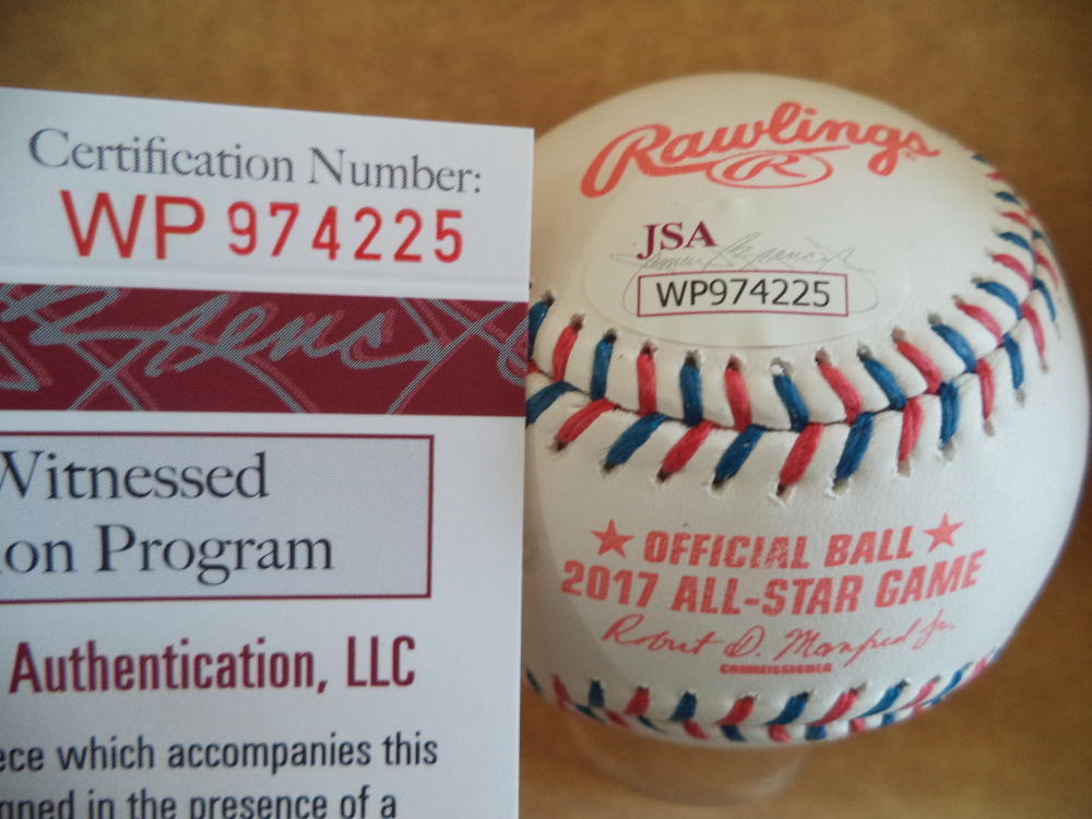 JAKE LAMB ARIZONA DIAMONDBACKS SIGNED AUTO 2017 ALL STAR BASEBALL JSA WP974225