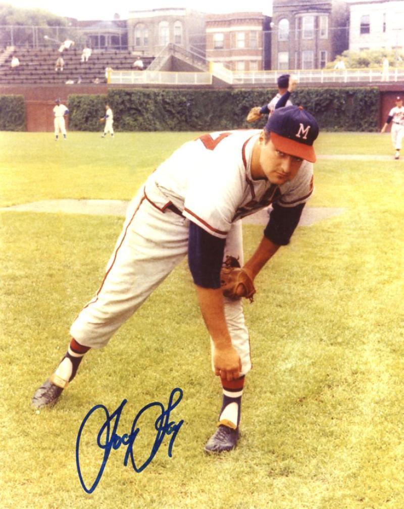 JOEY JAY MILWAUKEE BRAVES SIGNED AUTOGRAPHED 8X10 PHOTO W/COA