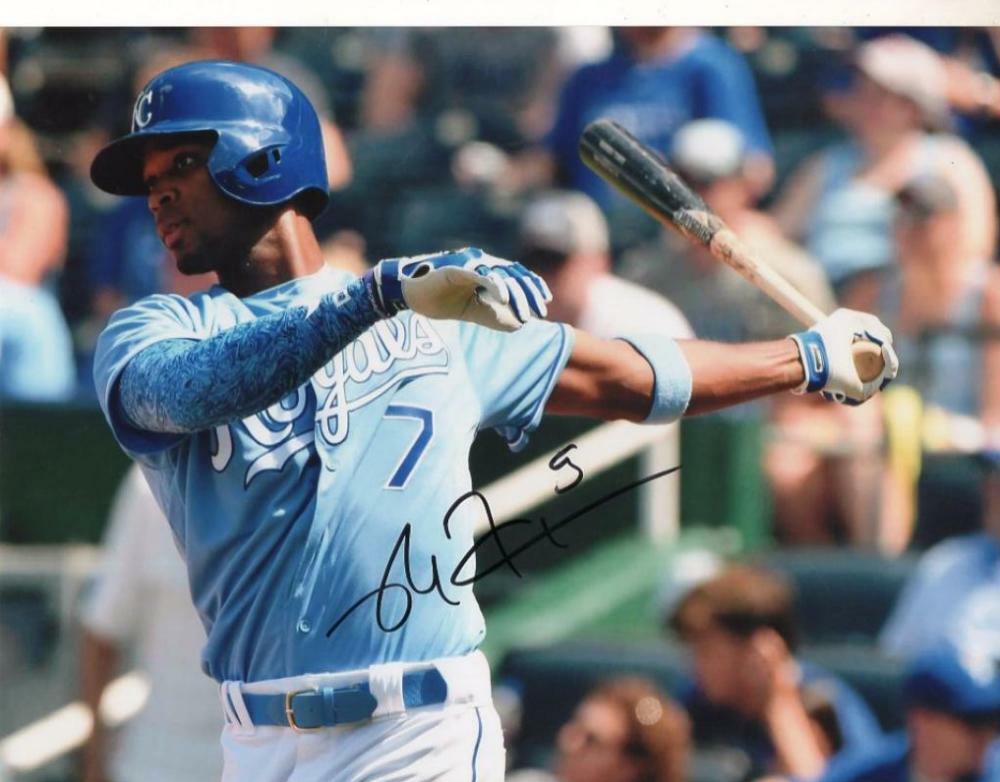 ROSELL HERRERA KANSAS CITY ROYALS SIGNED AUTOGRAPHED 8X10 W/COA