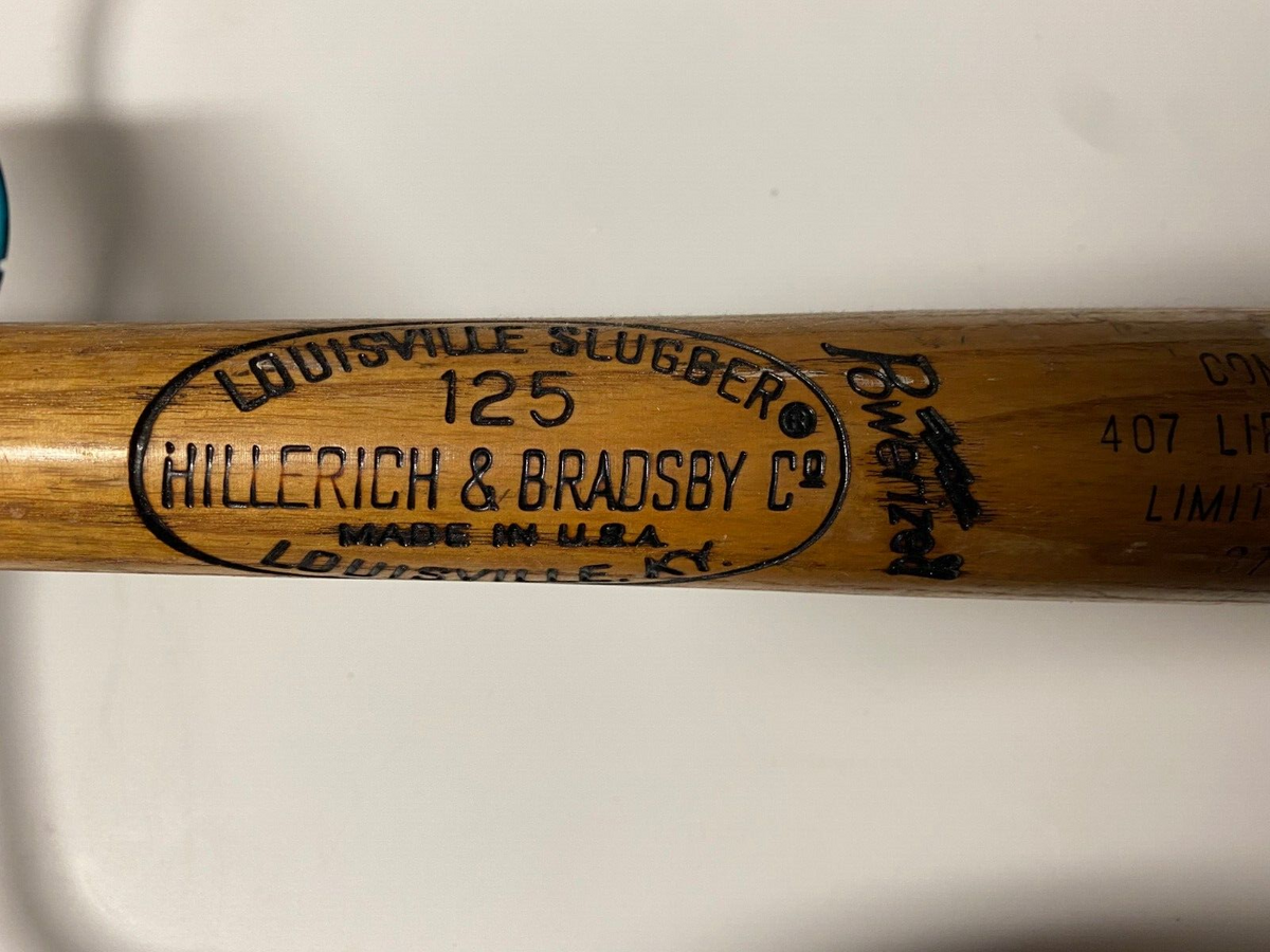 DUKE SNIDER DODGERS SIGNED AUTOGRAPHED VINTAGE LV SLUGGER 407 HOME RUN BAT W/COA
