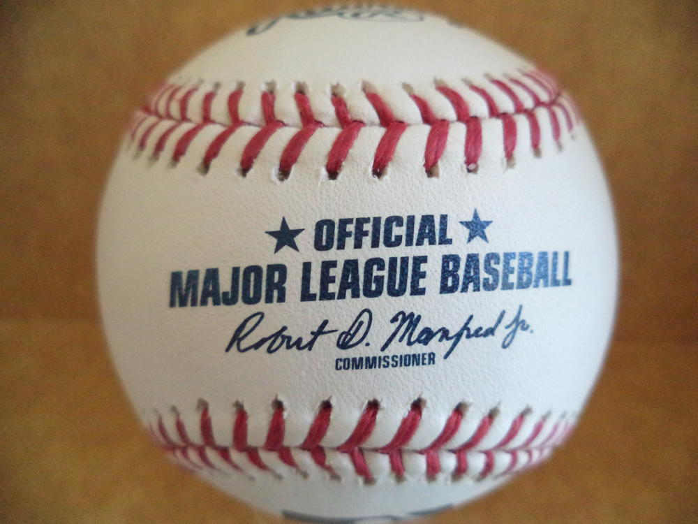 KEIBERT RUIZ LOS ANGELES DODGERS SIGNED AUTOGRAPHED M.L. BASEBALL W/COA A