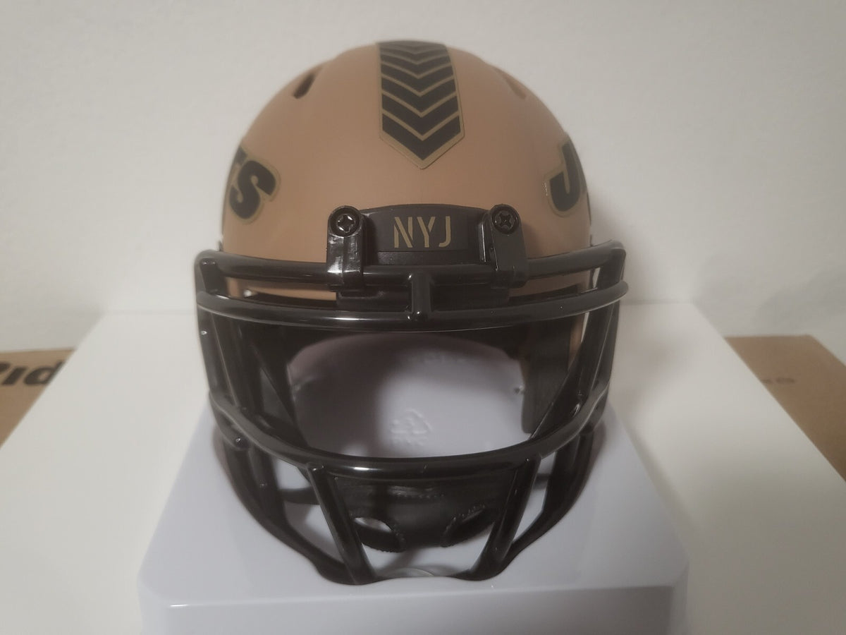 NFL NEW YORK JETS 23 SALUTE TO SERVICE UNSIGNED RIDDELL MINI HELMET