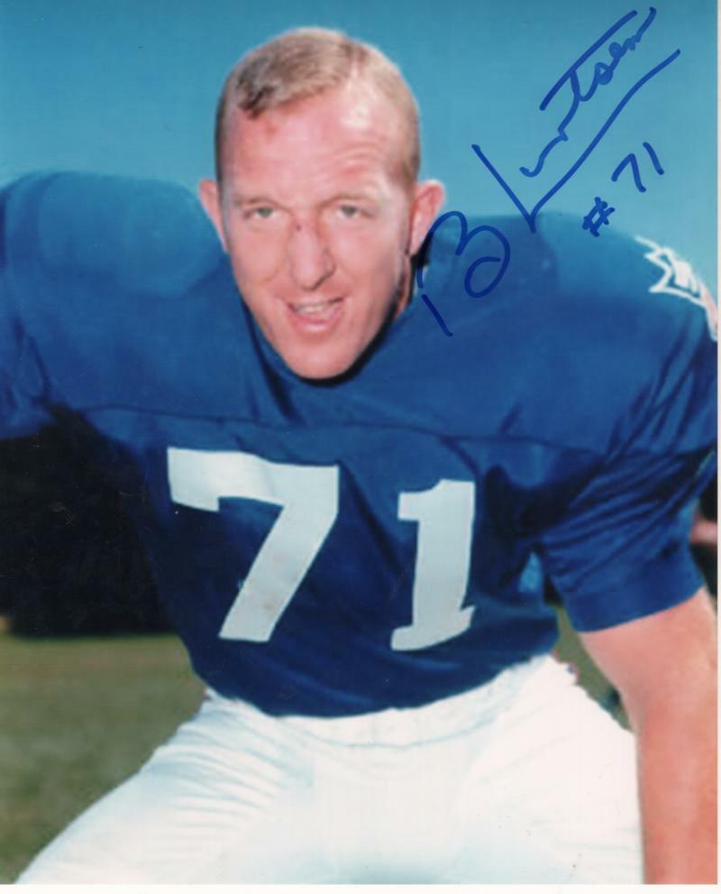 BOB LURTSEMA  NEW YORK GIANTS SIGNED AUTOGRAPHED 8X10 PHOTO W/COA