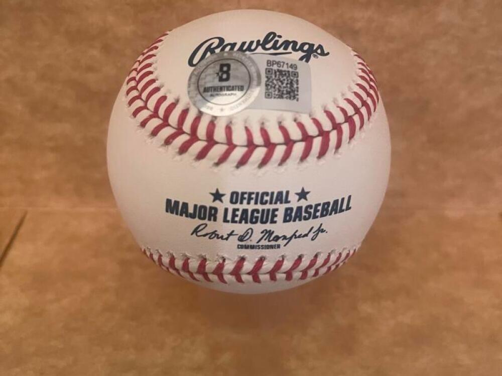 BRYAN REYNOLDS PIRATES   SIGNED AUTOGRAPHED M.L. BASEBALL BECKETT AUTH