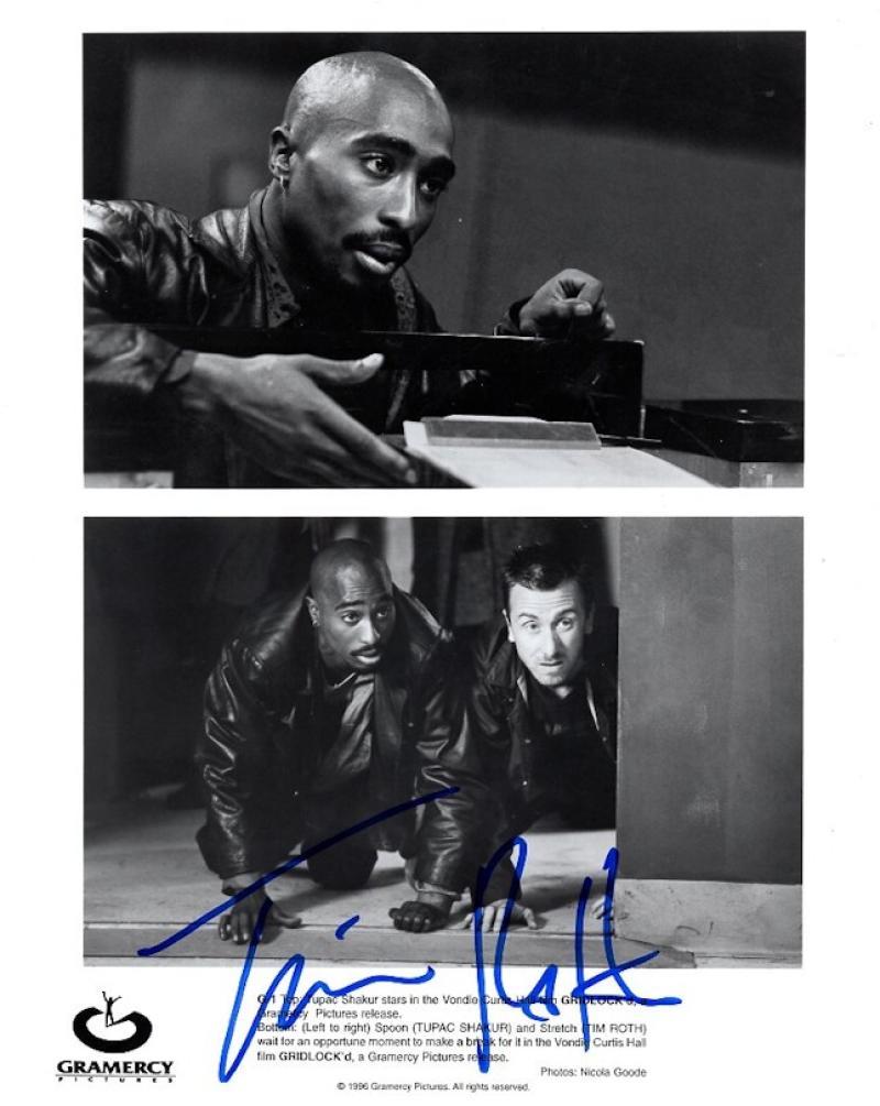 TIM ROTH ACTOR GRIDLOCK PUPP FICTION SIGNED AUTOGRAPHED 8X10 PHOTO W/COA 