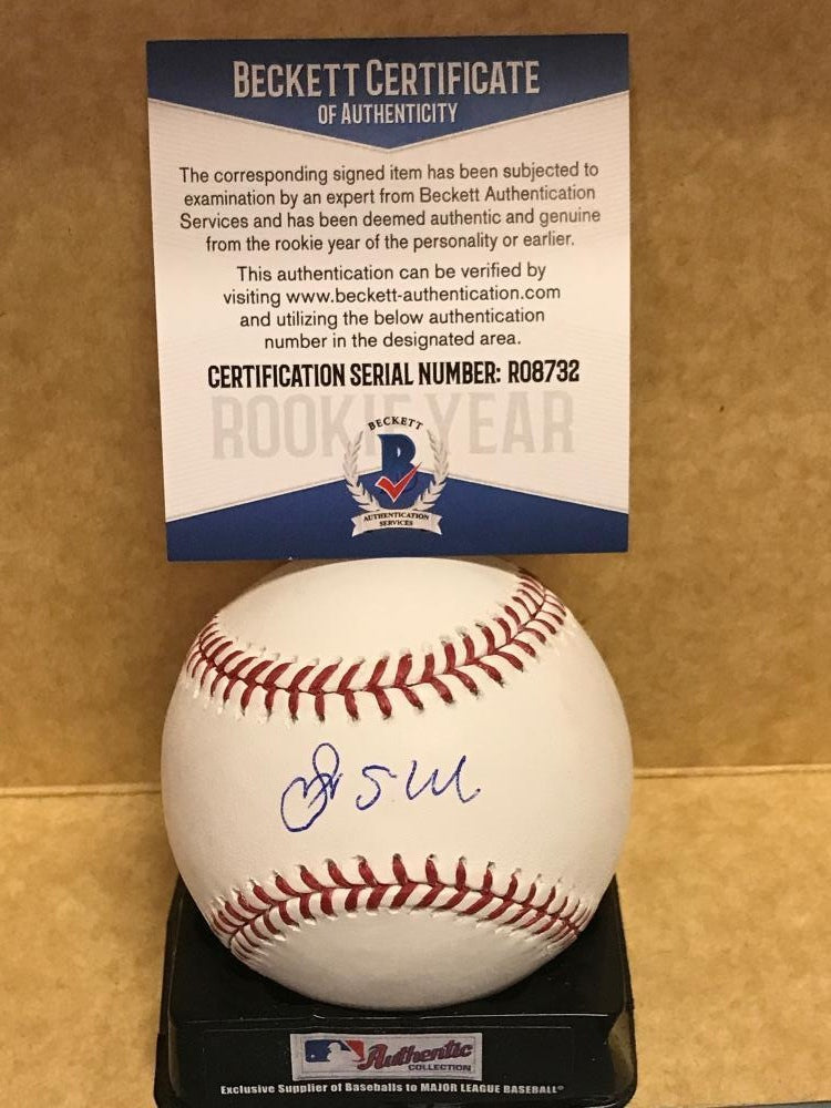MAGNEURIS SIERRA   CARDINALS  ROOKIE YEAR SIGNED M.L. BASEBALL BECKETT R08732