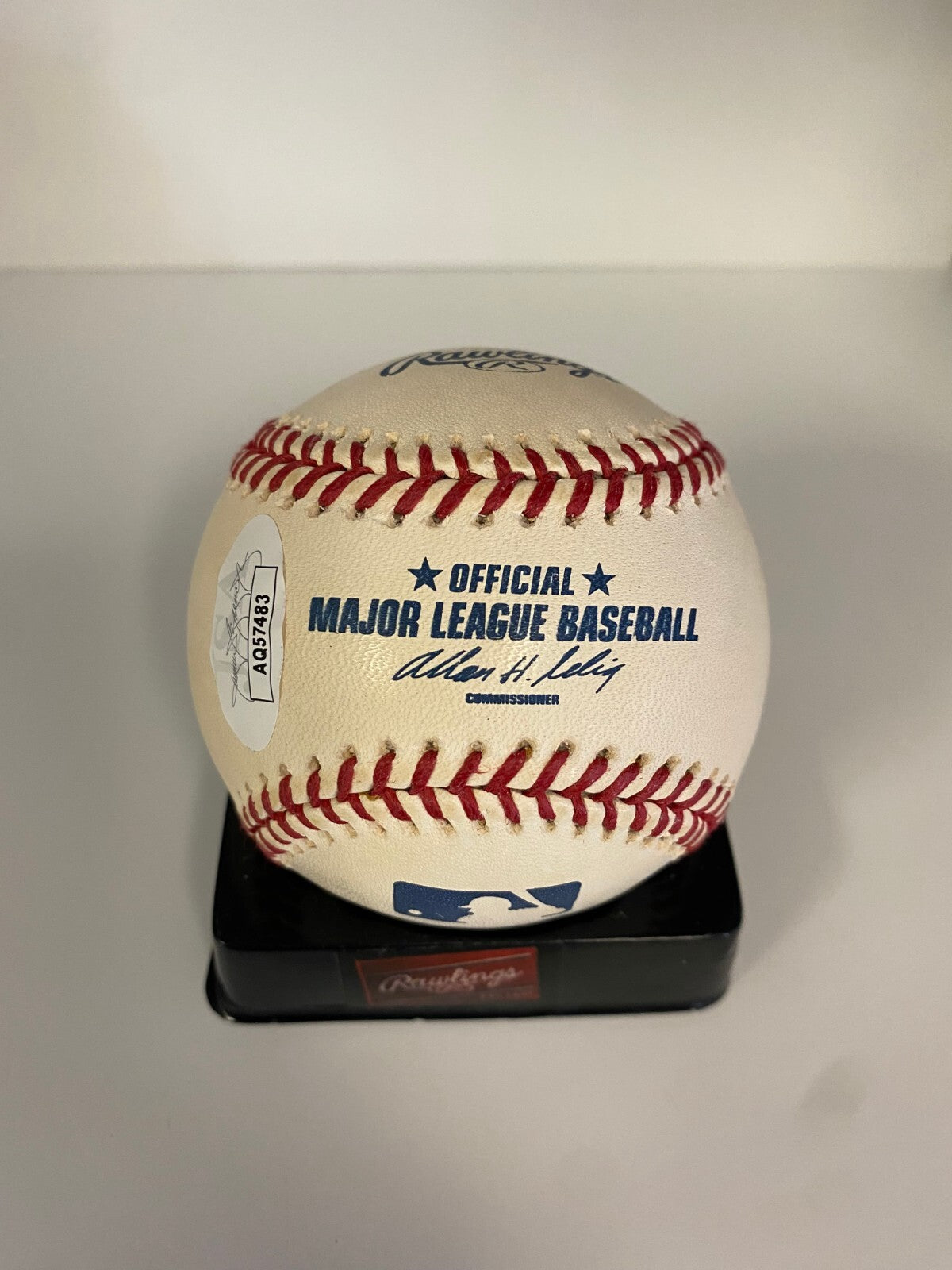 MILO HAMILTON "HOLY TOLEDO" HOF 92 SIGNED AUTOGRAPHED M.L. BASEBALL JSA AUTH