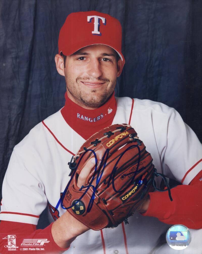 DOUG DAVIS RANGERS SIGNED AUTOGRAPHED 8X10 PHOTO W/ COA