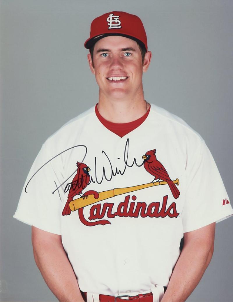 PATRICK WISDOM ST. LOUIS CARDINALS SIGNED 8X10 W/COA 