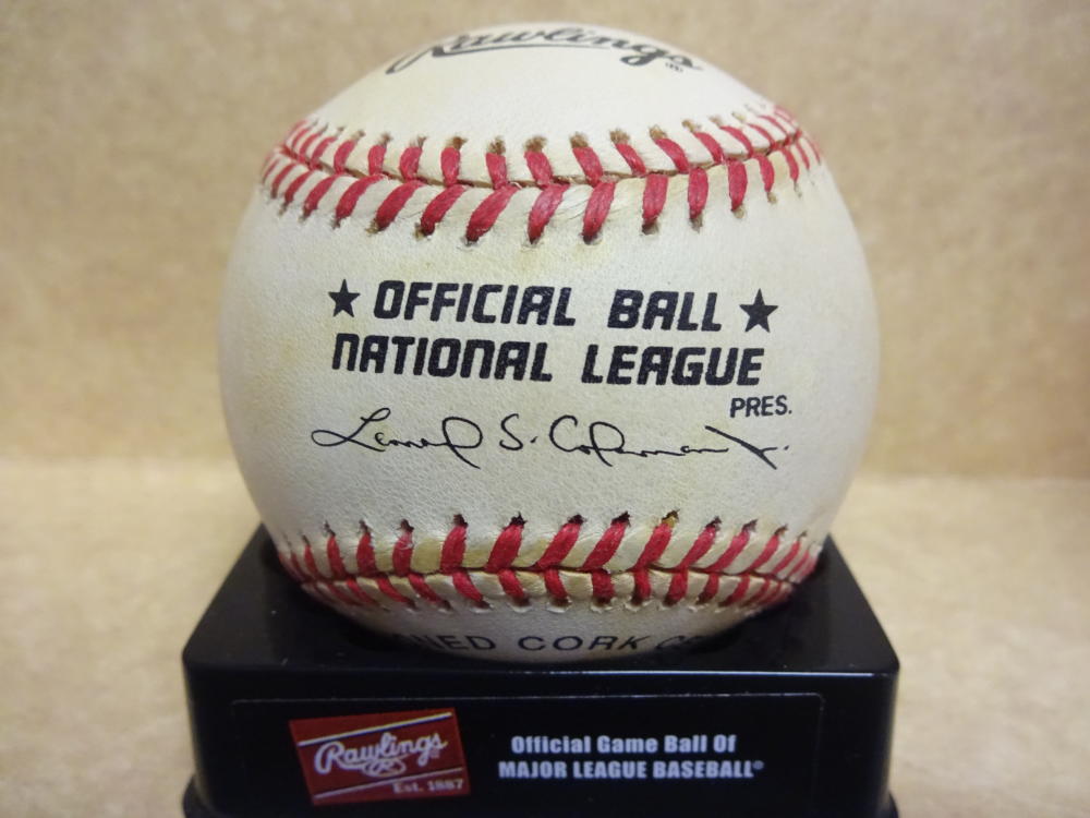 PRESTON WILSON METS/CARDINALS/MARLINS N.L. TONING SIGNED N.L. BASEBALL W/COA
