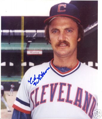 ED WHITSON CLEVELAND INDIANS SIGNED 8X10 PHOTO W/COA