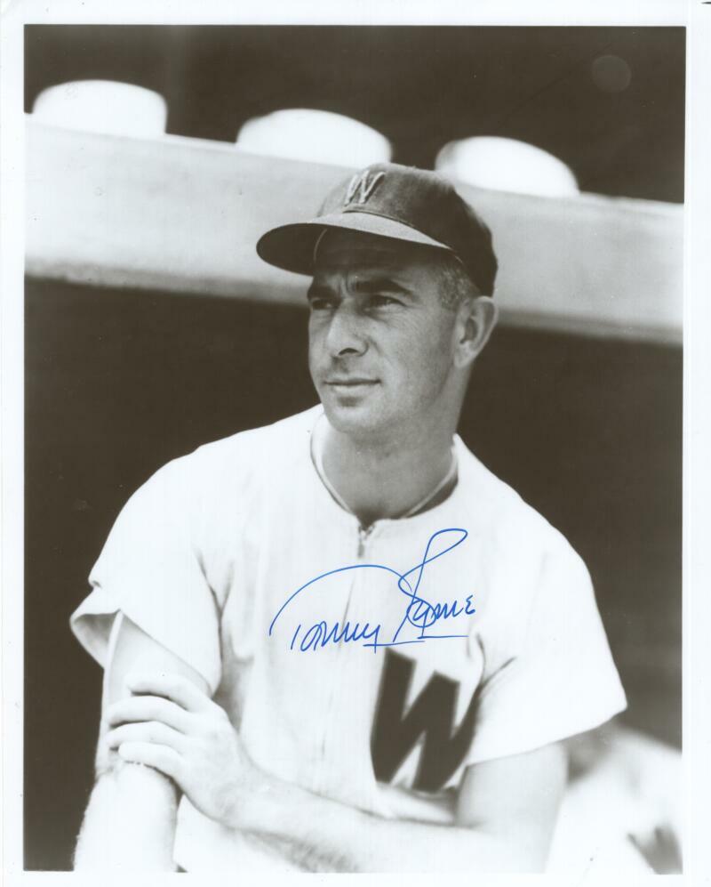 TOMMY BYRNE WASHINGTON SENATORS SIGNED AUTOGRAPHED 8X10 PHOTO W/ COA