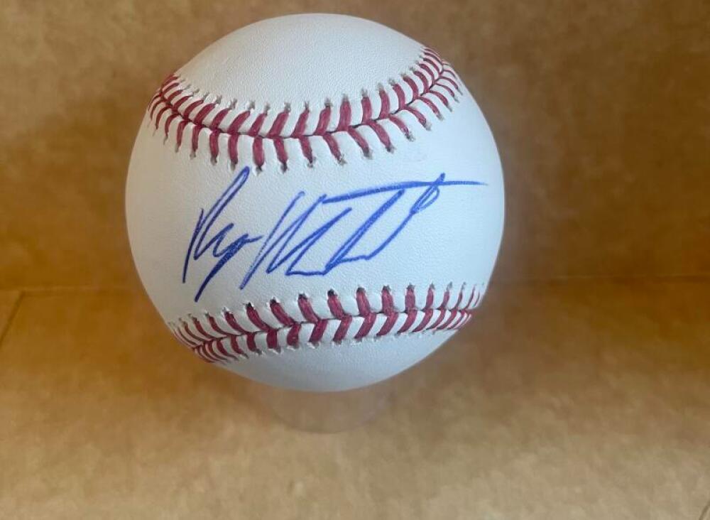 RYAN MOUNCASTLE BALTIMORE ORIOLES SIGNED AUTO M.L. BASEBALL BAS AUTHENTICATED