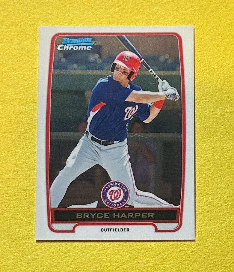 2012 BOWMAN CHROME BRYCE HARPER #BCP10 NATIONALS