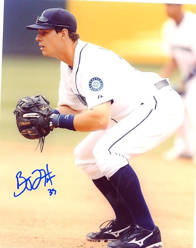 BRYAN  LAHAIR    SEATTLE  MARINERS    SIGNED 8X10