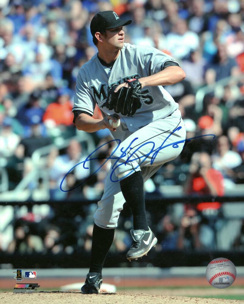 JOSH JOHNSON FLORIDA MARLINS SIGNED AUTOGRAPHED 8X10 PHOTO W/ COA