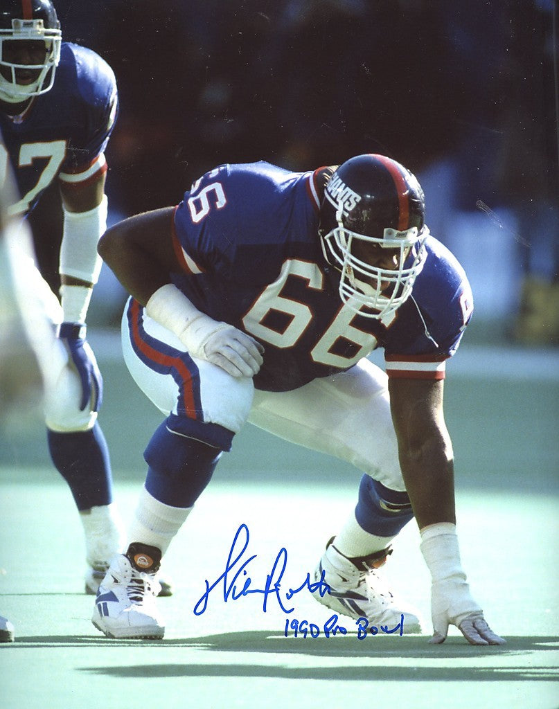 WILLIAM  ROBERTS  1990  PRO  BOWL     SIGNED 8X10