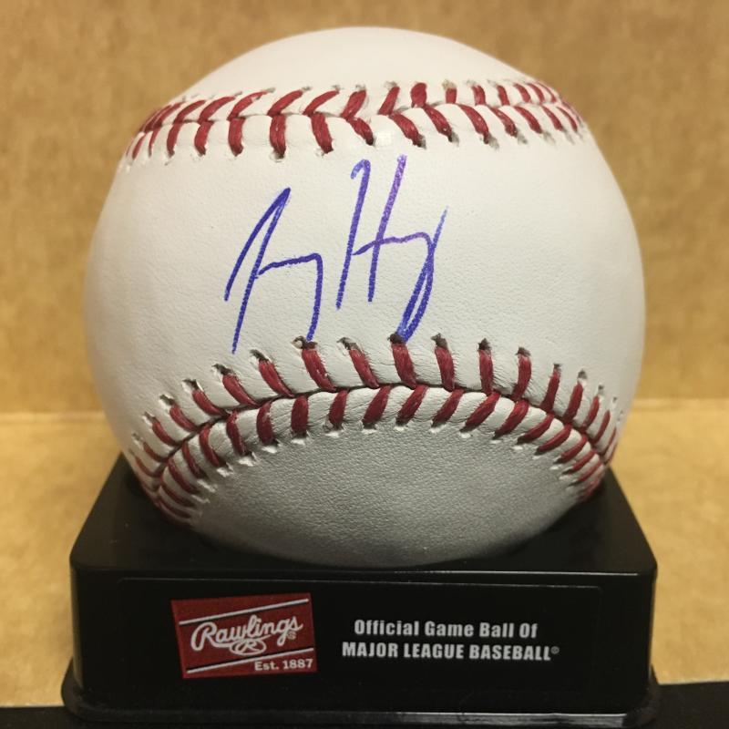 JOHNNY HELLWEG BREWERS/ANGELS M.L. SIGNED BASEBALL W/COA