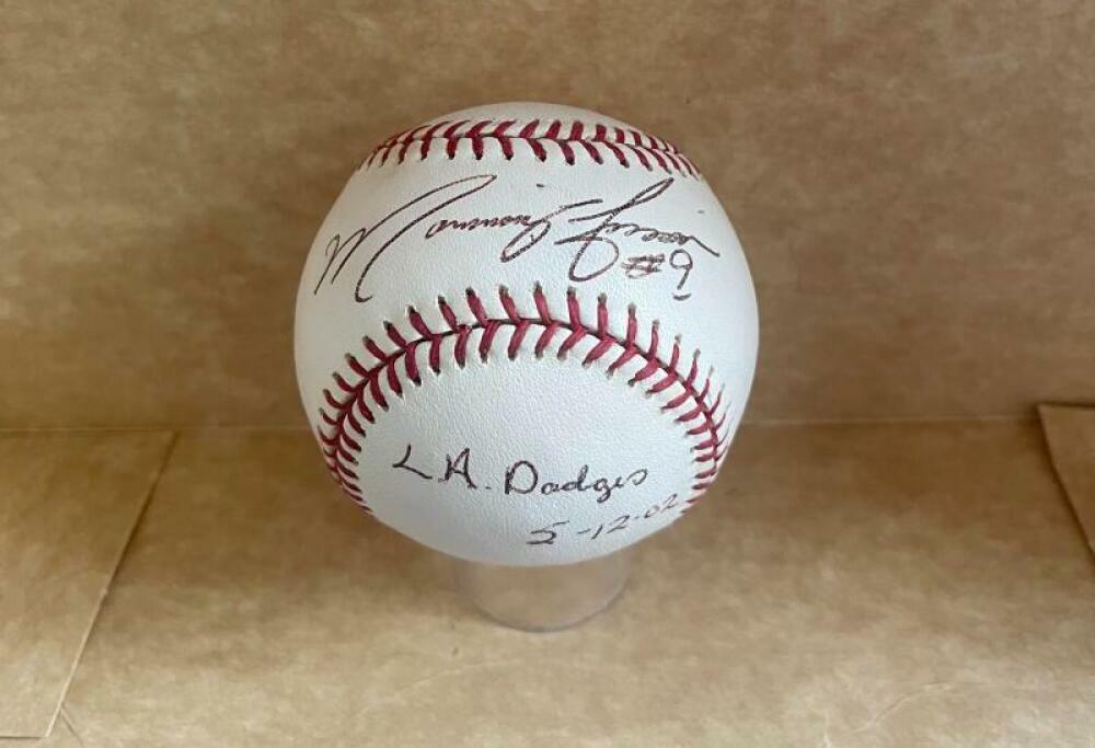MARQUIS GRISSOM LA DODGERS 5-12-02 SIGNED AUTOGRAPHED M.L. BASEBALL JSA VV20249