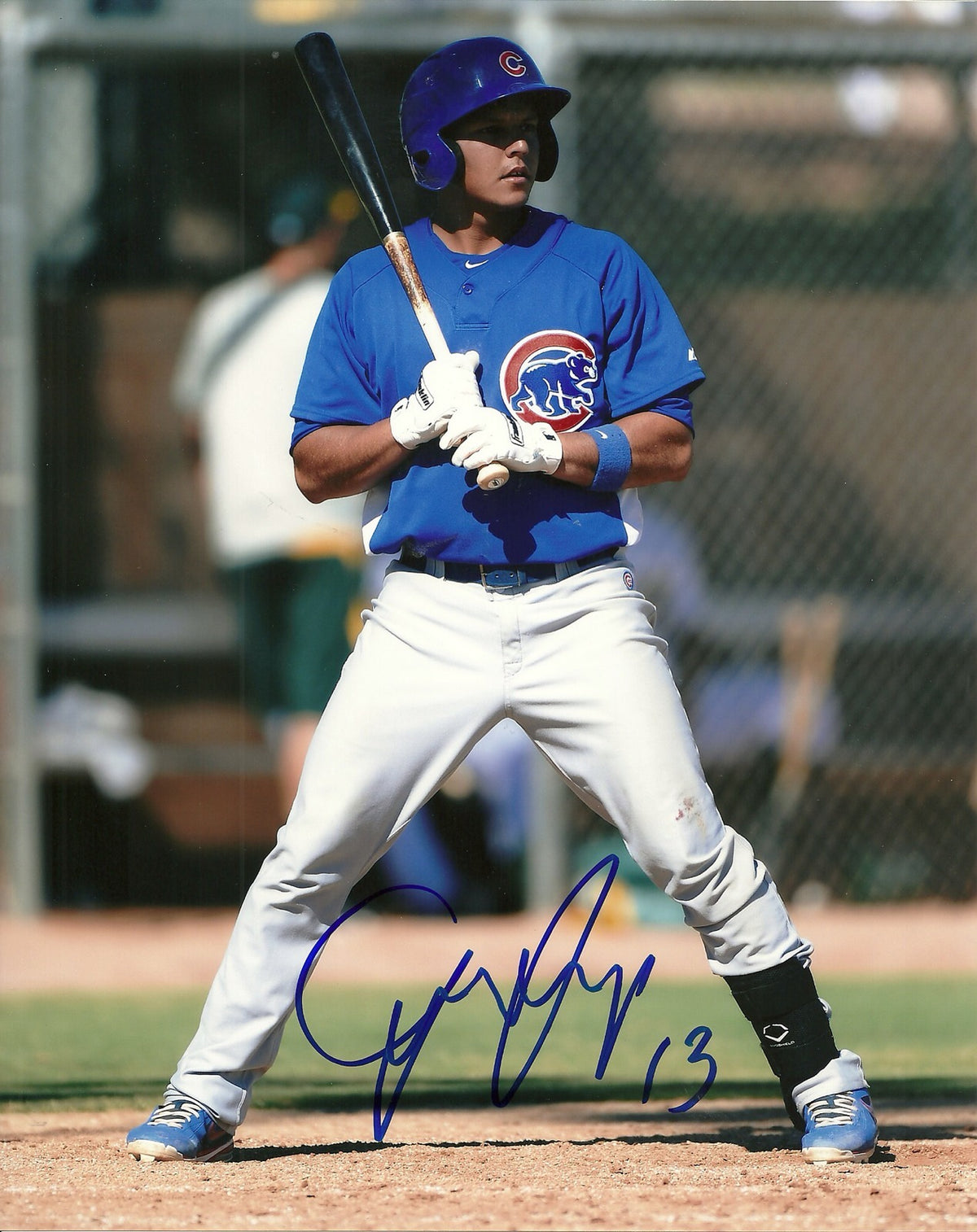 GIOSKAR AMAYA CHICAGO CUBS SIGNED AUTO 8x10 PHOTO W/COA