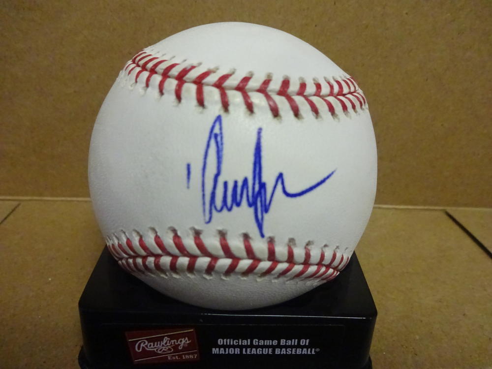 CONOR JACKSON DIAMONDBACKS/A'S/ REDSOX SIGNED M.L. BASEBALL W/COA