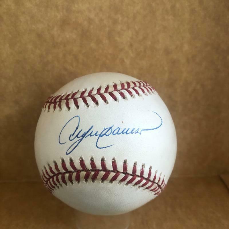 ANDRE DAWSON CHICAGO CUBS SIGNED AUTOGRAPHED N.L. BASEBALL  BECKETT U89372
