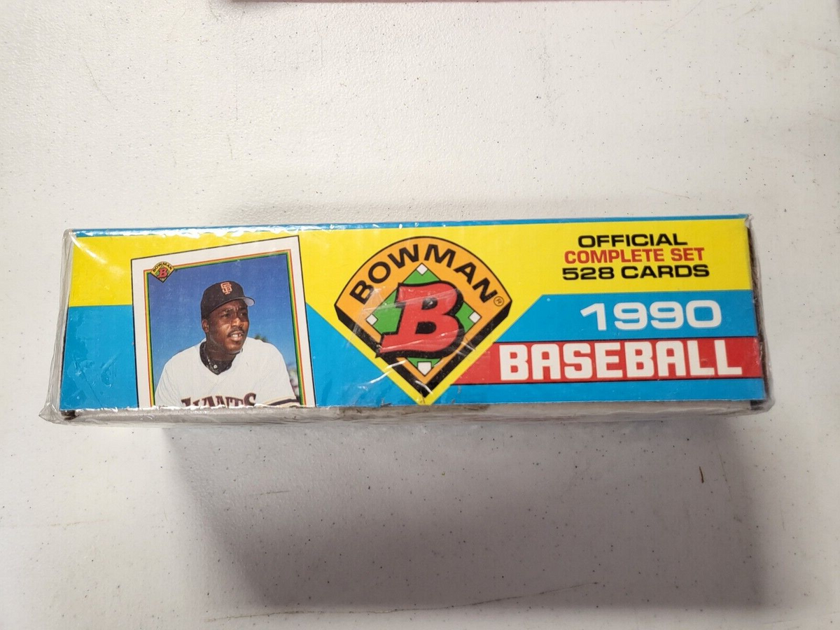 1990 BOWMAN BASEBALL COMPLETE CARD SET 528 FACTORY SEALED