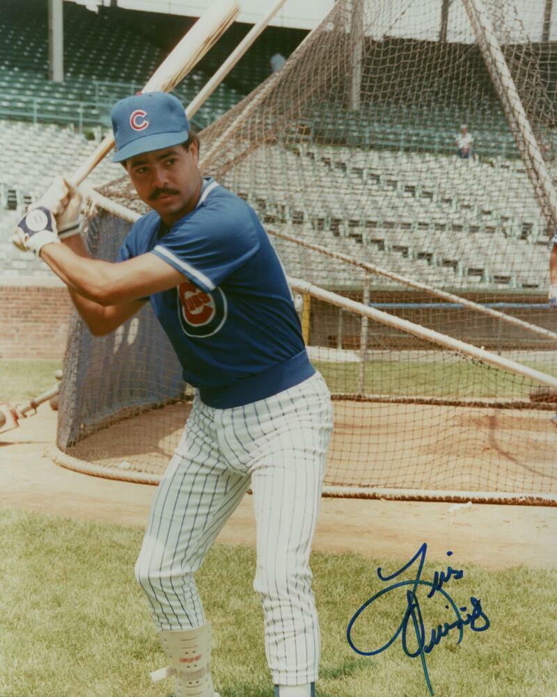 LUIS QUINONES  CHICAGO CUBS SIGNED AUTOGRAPHED 8X10 PHOTO W/ COA