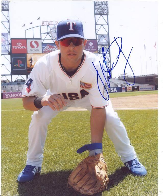 JOHN WHITTLEMAN USA/ RANGERS SIGNED 8X10 PHOTO W/COA