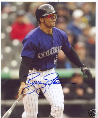 BOBBY ESTALELLA COLORADO ROCKIES SIGNED 8X10 PHOTO COA