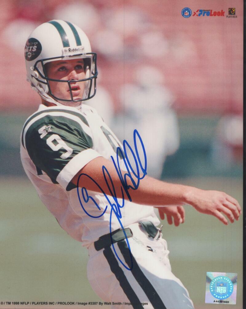 JOHN HALL NEW YORK JETS SIGNED AUTOGRAPHED 8X10 PHOTO W/ COA
