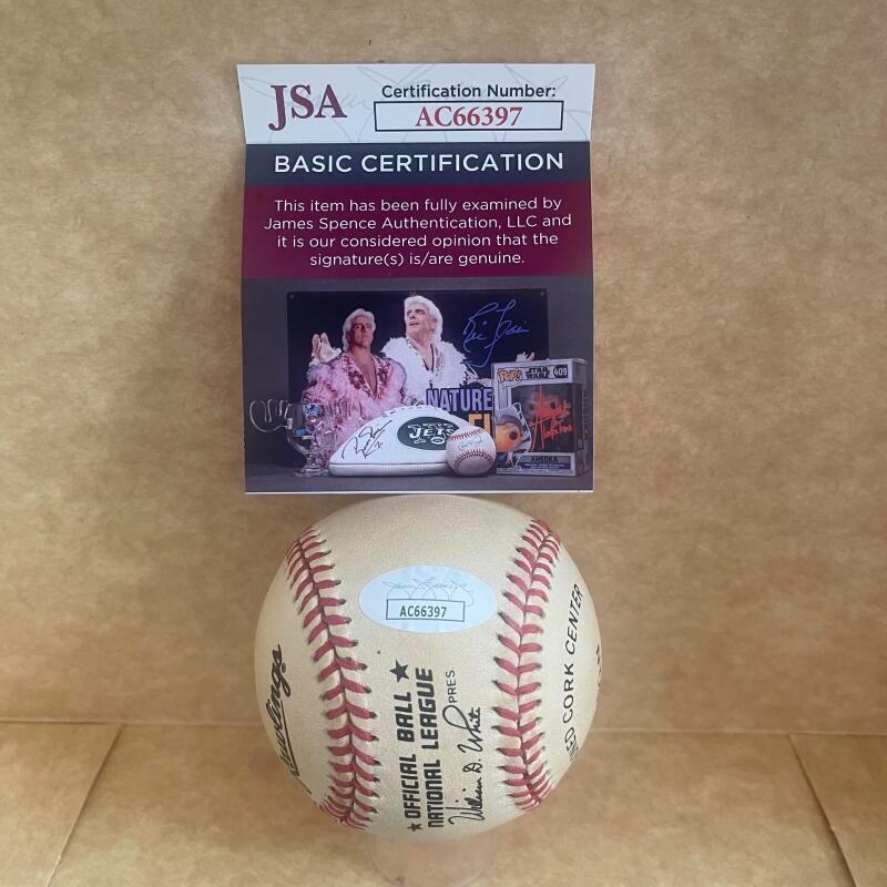 TERRY PENDLETON BRAVES/CARDINALS SIGNED VINTAGE N.L. BASEBALL JSA AC66397