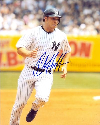 CHAD HUFFMAN NEW YORK YANKEES SIGNED 8X10 PHOTO W/COA