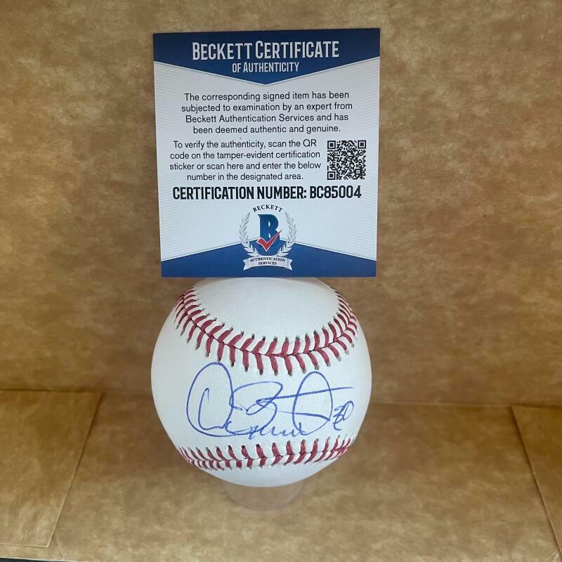 DAVE STEWART PHILLIES/DODGERS SIGNED AUTO M.L. BASEBALL BAS BC85004