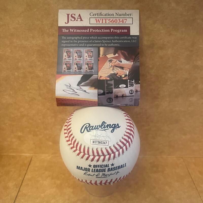 TONY PEREZ HOF 2000 REDS  SIGNED AUTO M.L. BASEBALL JSA WIT560347