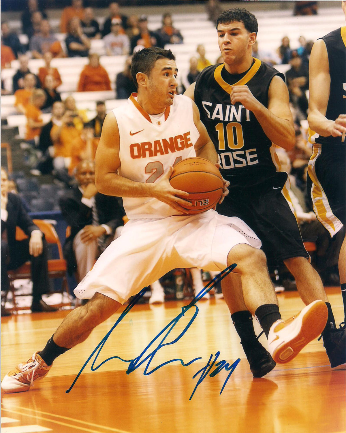 BRANDON REESE SYRACUSE/ISRAEL AUTOGRAPHED SIGNED 8X10 PHOTO W/COA